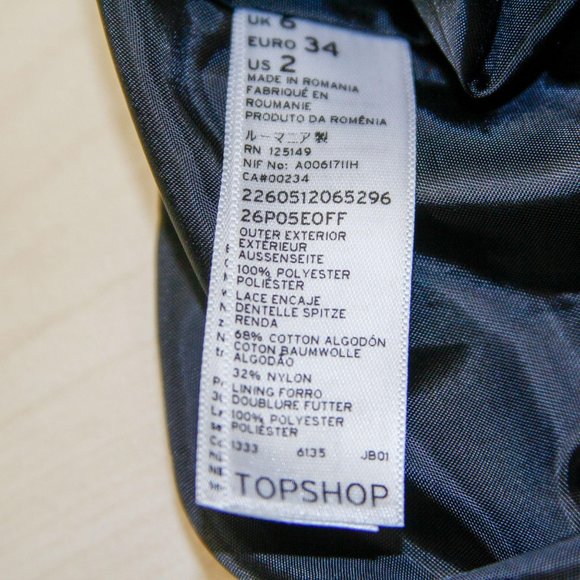 Topshop Petite Beige Black Sleeveless Romper - 2 - Picture 5 of 5